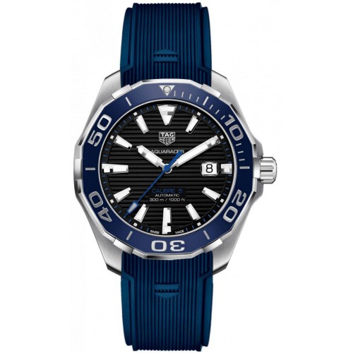 Tag Heuer Aquaracer Black Dial Men's Watch WAY201C-FT6150 Tag Heuer Aquaracer Black Dial Men's Watch WAY201C-FT6150